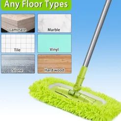 Återanvändbara torra moppdukar av mikrofiber för våtmoppar Kompatibel med Swiffer Sweeper Mop Ersättningsmoppar för rengöring av golv med hård träyta 4 Pack | Fyndiq