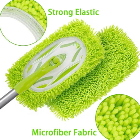 Återanvändbara torra moppdukar av mikrofiber för våtmoppar Kompatibel med Swiffer Sweeper Mop Ersättningsmoppar för rengöring av golv med hård träyta 4 Pack | Fyndiq