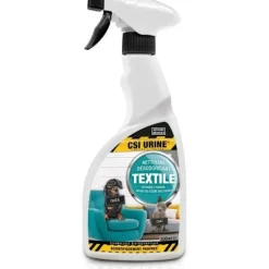 Textildeodoriserande rengöringsmedel - CSI URINE - 500ML - Eliminerar lukter, smälter fläckar, pro-bakterier och naturliga enzymer