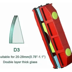 The Glider D3 Magnetisk fönsterputsare för enkelglasfönster från 20 till 28 mm tjocka Magnetisk fönsterputsare