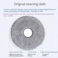 Tillbehörssats för Dreame L20 Ultra/L30 Ultra Dammsugare Huvudborste Sidoborste Hepa Filter Moppduk Dammpåsar Delar