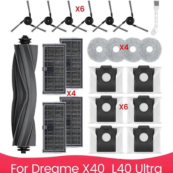 Tillbehörssats för Dreame X40 & L40 Ultra dammsugare