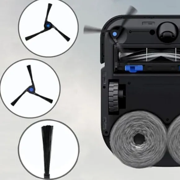 Tillbehörssats kompatibel med Deebot X2 Omni reservdelar huvudborste, sidoborstar, filter, mo