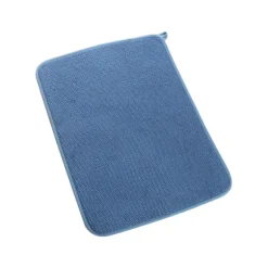 Torkmatta Återanvändbar Värmebeständig Halkskydd Absorberande Bordstablett Avloppstorkningsplatta Köksverktyg för Matsal-30*40cm Blå unikt värde