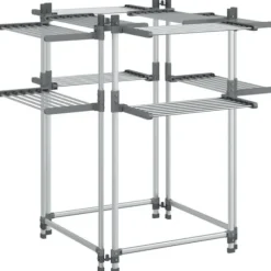 Torkställ 107x107x120 cm aluminium