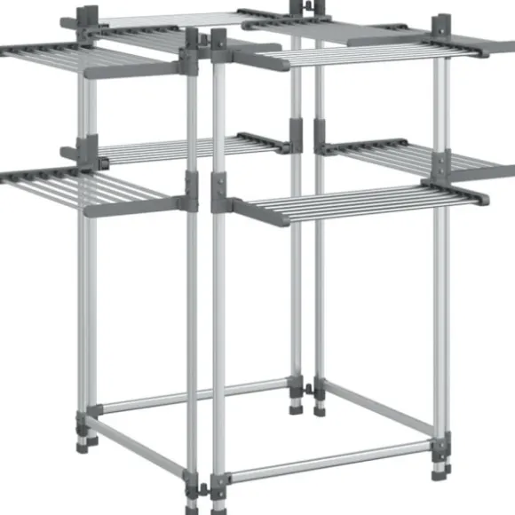 Torkställ 107x107x120 cm aluminium
