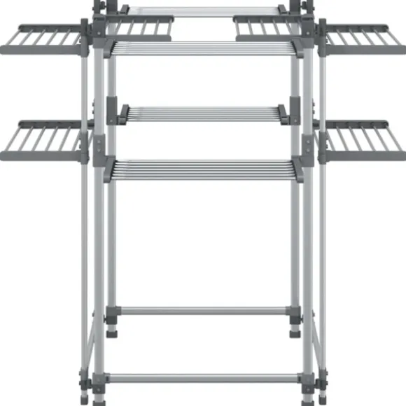 Torkställ 107x107x120 cm aluminium