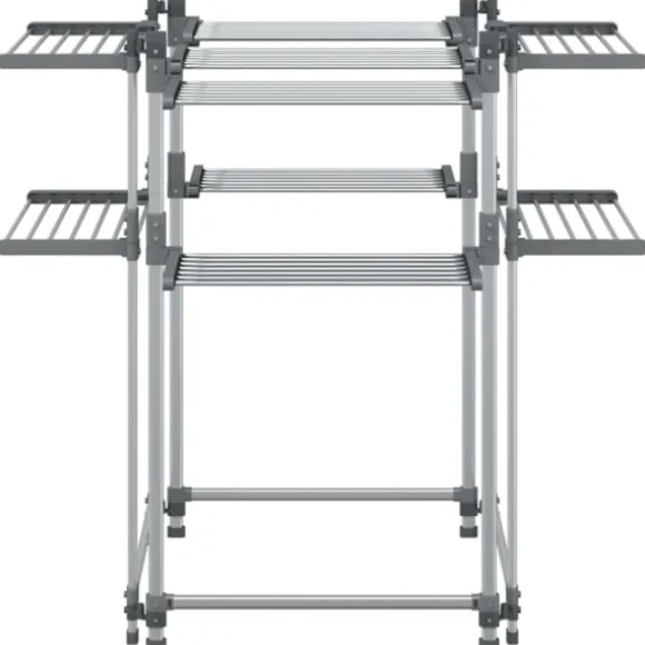 Torkställ 107x107x120 cm aluminium