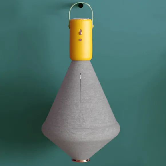 Torktumlare Låg Ljud Bärbar Skotorktumlare med Tygöverdrag för Hem Sovsal Resa Orange EU-kontakt 220V