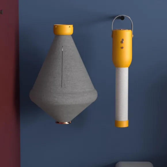 Torktumlare Låg Ljud Bärbar Skotorktumlare med Tygöverdrag för Hem Sovsal Resa Orange EU-kontakt 220V