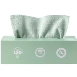 Trasor i en låda (20 stycken) - 19,8 x 19,8 cm återanvändbara våtservetter för rengöring, kantlösa frottéhanddukar, verkstadstrasor, tvätt, damm, engångs | Fyndiq