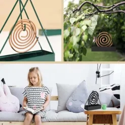 Triangulär Myggspolehållare, Insektsmedel & Brandsäker Green