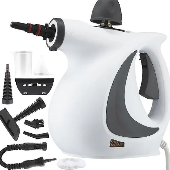 Tryckångare Kompatibel med Handhållen Ångrengörare Kompatibel med Soffa Kläder Bil GrayWhite Black