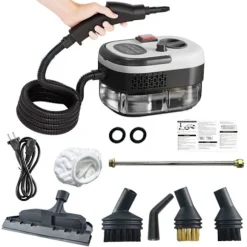 Tryckångrengörare 2500W Hög Temperatur, 1200ml Stor Tank (Vit)