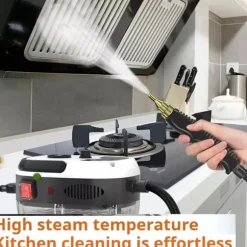 Tryckångrengörare 2500W Hög Temperatur, 1200ml Stor Tank (Röd)