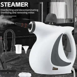 Tryckrengörare för hemmet, handhållen tryckrengörare för soffa, kläder, bil GrayWhite Black EU