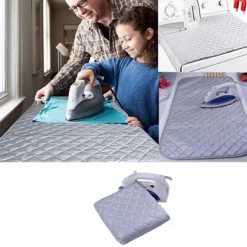 Tvättmaskin Torktumlare cover Värmebeständig filt gray big