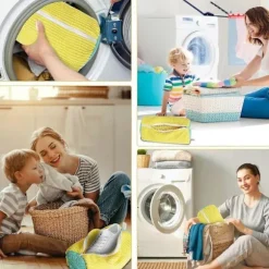 Tvättväska för sneakers, 2-pack tvättpåsar med dragkedja, skotvättpåse, tvättväska för sneakers för tvättmaskin