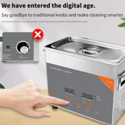 Ultraljud Cleaner 35W Digital Time 800ml Ultraljud Tvättmaskin Maskin