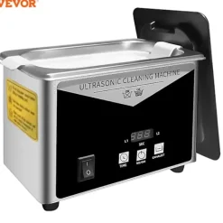 Ultraljudsrengörare, 0,8L kapacitet, 30W effekt, LED-display