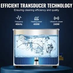 Ultraljudsrengörare-Duoku-10 L-Digital professionell laboratorierengörare med timer