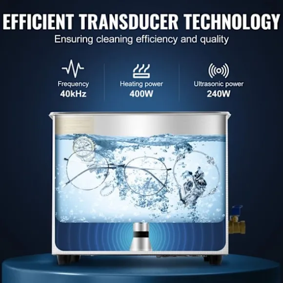 Ultraljudsrengörare-Duoku-10 L-Digital professionell laboratorierengörare med timer
