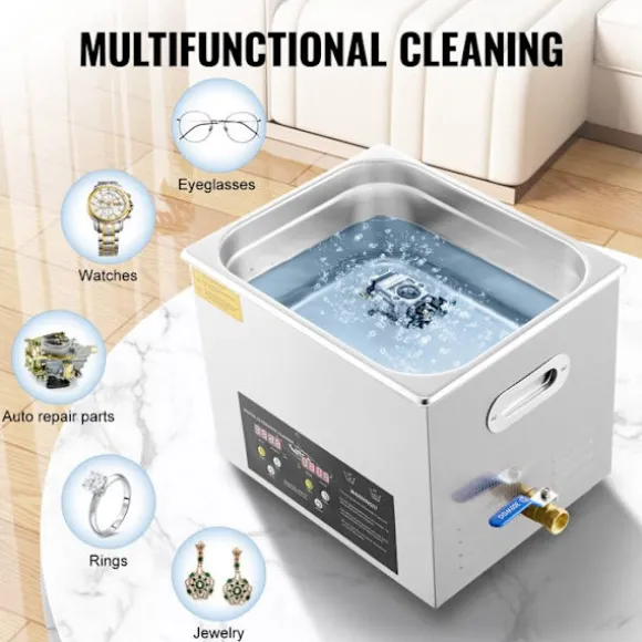 Ultraljudsrengörare-Duoku-10 L-Digital professionell laboratorierengörare med timer