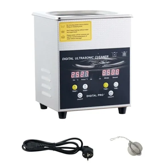 Ultraljudsrengörare-Duoku-2 L-Digital professionell laboratorierengörare med timer-Värme 100 W