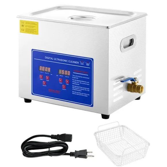 Ultraljudsrengörare-Duoku-9.5 L-Rostfritt Stål-med Digital Termostat och Smyckenrengöring