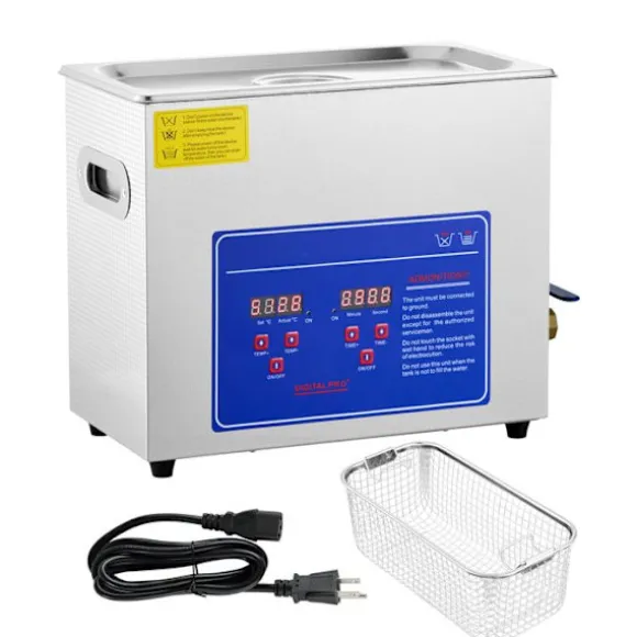 Ultraljudsrengörare-Duoku-6 L-Digital Timer och Värme-Rostfritt Stål-40kHz