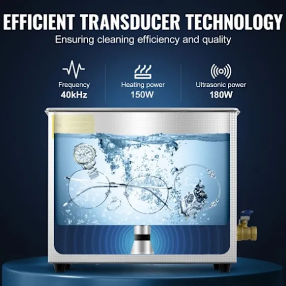 Ultraljudsrengörare-Duoku-6 L-Digital Timer och Värme-Rostfritt Stål-40kHz