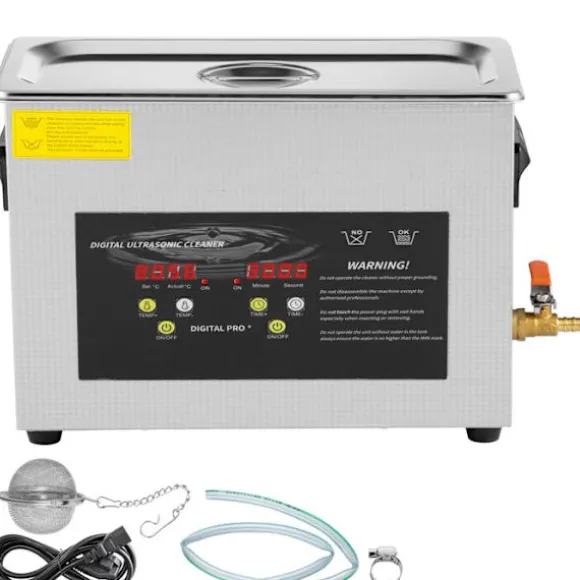 Ultraljudstvätt-Duoku-6 L-med Timer-Värme 400 W-Ultraljudseffekt 180 W