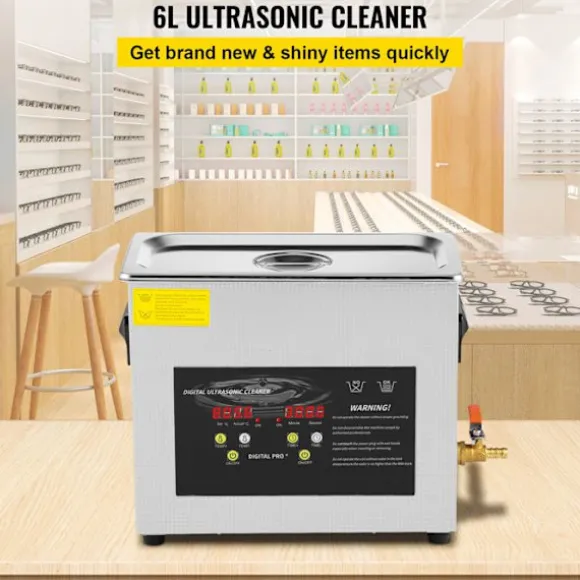 Ultraljudstvätt-Duoku-6 L-med Timer-Värme 400 W-Ultraljudseffekt 180 W