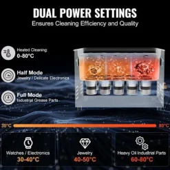 Ultraljudstvätt-Duoku-30L-Digital Rengöringsmaskin 600 W 40 kHz-med Timer, Värme, Avgasning och Skonsamt Läge