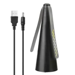 USB Uppladdningsbar Utomhus Köksfläkt Flugavvisare Flugförstörare Håll Flugor Borta (FMY) black