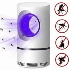 UV-ljus Myggdödare USB Elektrisk Insektsdödare Fläkt för Hem, Utomhus (FMY)