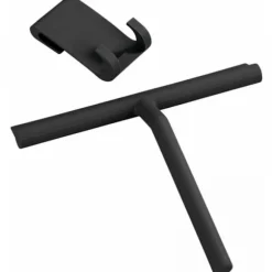 Vattenskrapa för fönster och kabin, [Svart 21cm], Silikonskrapa för fönster, badrumsspegel