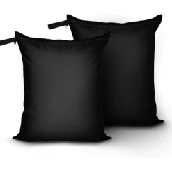 Vattentät smutstvättpåse för resor, våt och torr påse, återanvändbar hängande dragkedjeförvaringspåse för baddräkt, gym, strandhandduk (2-pack)