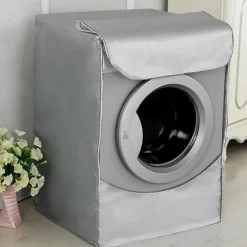 Vattentätt tvättmaskinskydd, skyddande överdrag för frontmatad tvättmaskin och torktumlare, dammtätt anti-UV anti-regn 210D förtjockat Oxford-tyg (60 | Fyndiq