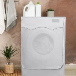 Vattentätt tvättmaskinskydd, skyddande överdrag för frontmatad tvättmaskin och torktumlare, dammtätt anti-UV anti-regn 210D förtjockat Oxford-tyg (60 | Fyndiq