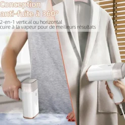 Vertikal Ångstrykjärn - 1000W 150ML - Ångare Lämplig för Alla Tyger för Hem, Resor, Hem och Kontor
