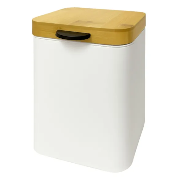 Väggmonterad soptunna för badrum, 3 l, mjukstängande lock