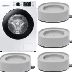 Vibrationsdämpande fötter för tvättmaskin