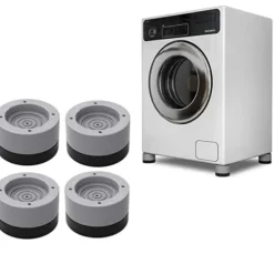 Vibrationsdämpare för Tvättmaskin/Torktumlare - Grå 3.8cm