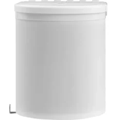 vidaXL Inbyggd sophink plast 12 L Vit