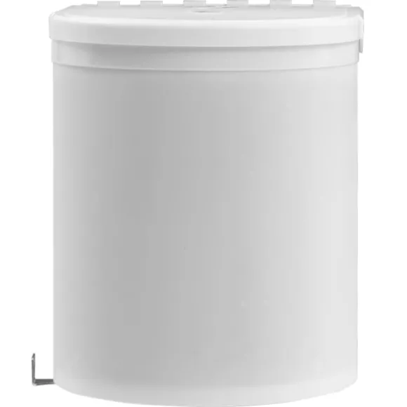 vidaXL Inbyggd sophink plast 12 L Vit