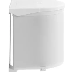 vidaXL Inbyggd sophink plast 12 L Vit