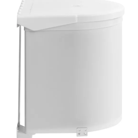 vidaXL Inbyggd sophink plast 12 L Vit