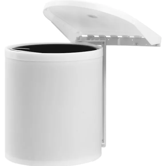 vidaXL Inbyggd sophink plast 12 L Vit
