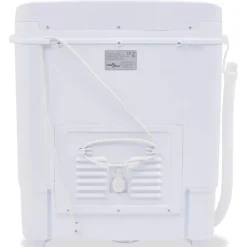 vidaXL Minitvättmaskin med dubbla trummor 5,6 kg multifärg
